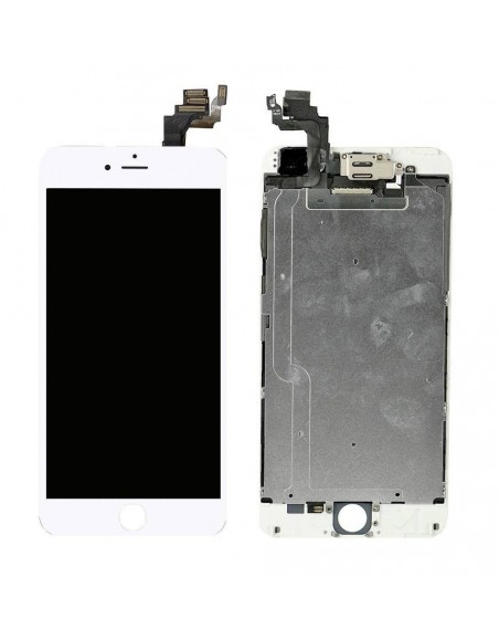 iPhone 6 Plus LCD Screen Full Assembly without Home Button - White  - 1